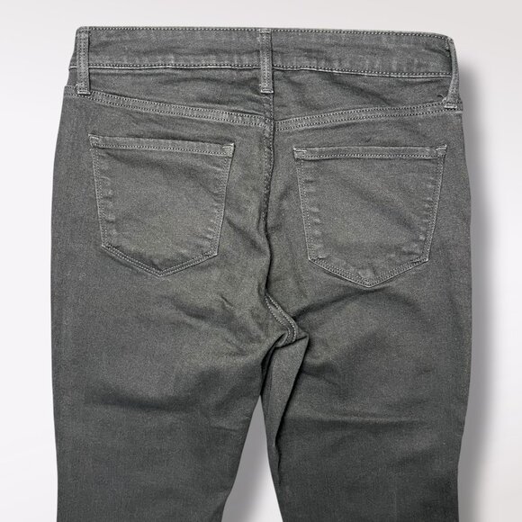 Old Navy Kicker Boot Cut Mid Rise Black Jeans Size 6 Short - Picture 6 of 6